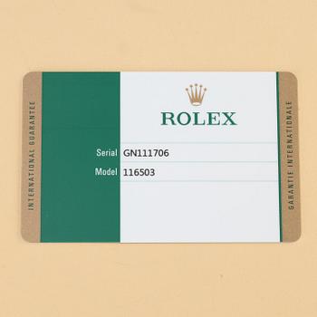Rolex, Cosmograph, Daytona, ca 2017.