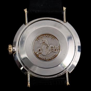 ARMBANDSUR, guld på stål, Omega Seamaster De Ville.