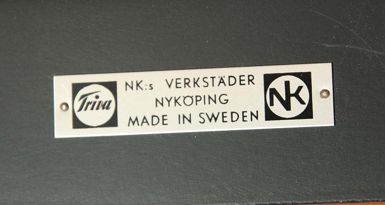 BORD, 2 st, Triva-serien för Nordiska Kompaniet, 1960-tal.