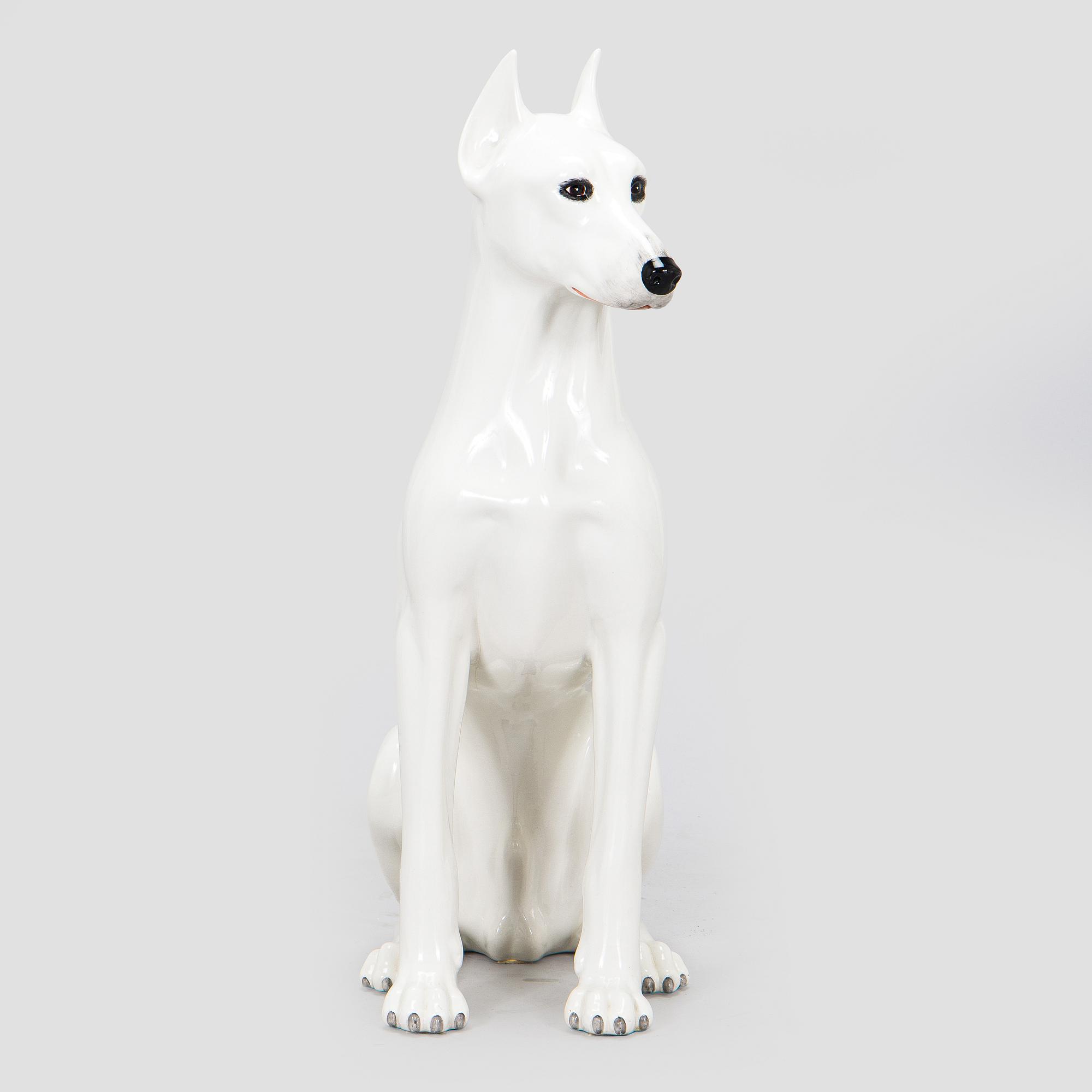 A ceramic floor figurine, Italy, second half of the 20th century.