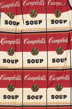 "The Souper Dress", färgserigrafi på bomull/pappersklänning, ca 1965.