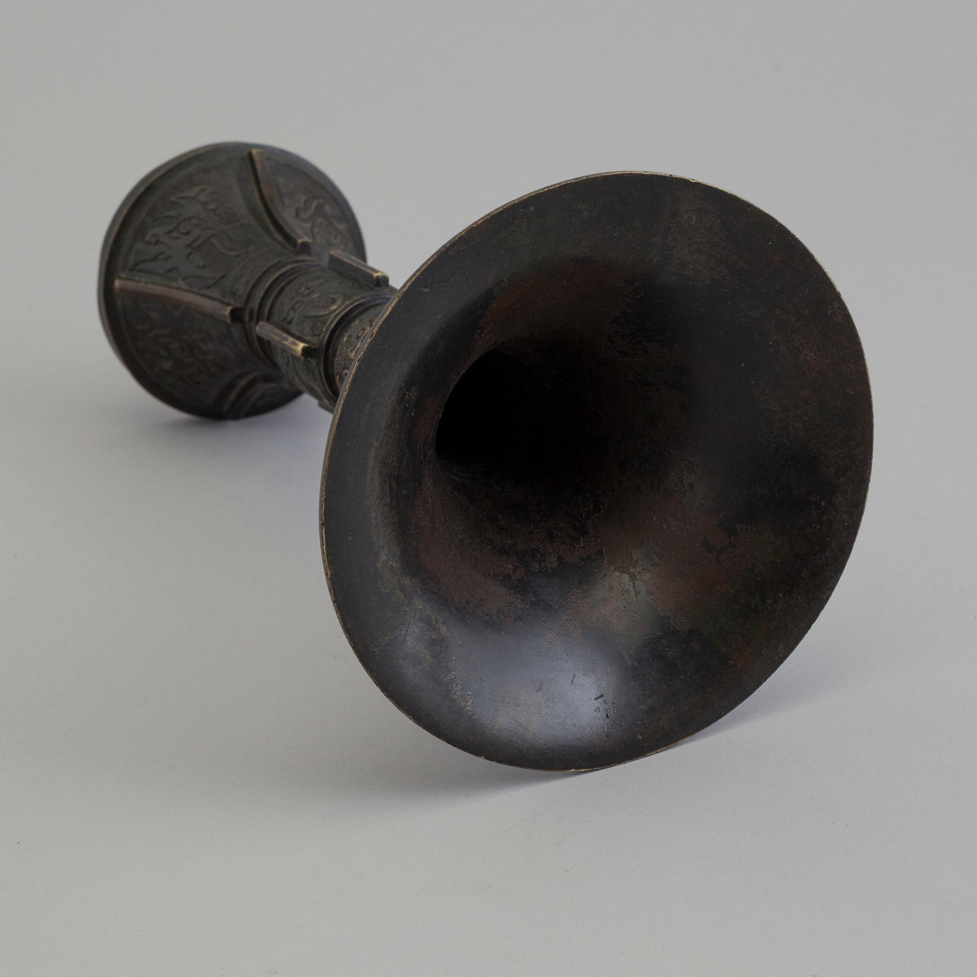 A Chinese Ming-style bronze vase.