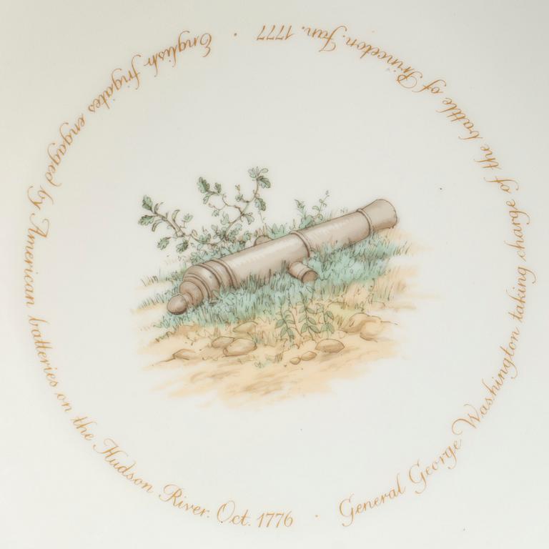 BÅLSKÅL, porslin, Royal Copenhagen, "The American Revolution 1776-1976".