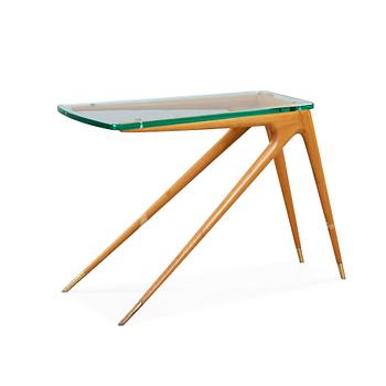 A 1950's maple side table attributed to Carlo di Carli, Italy.