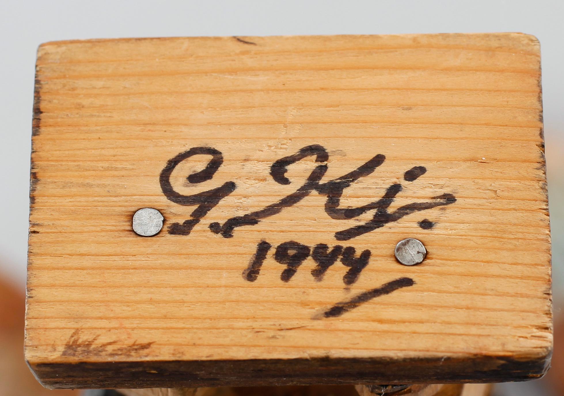 FIGURER, 6 st, trä, bl a Carl-Olof Trygg, 1900-talets första hälft.