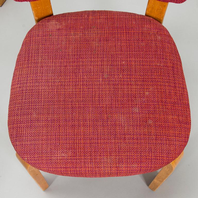 Alvar Aalto, A set of five mid-20th century '69' chairs for O.Y. Huonekalu- ja Rakennustyötehdas A.B.