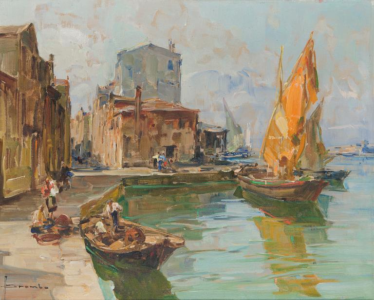 Angelo Brombo, Scene from Venice.