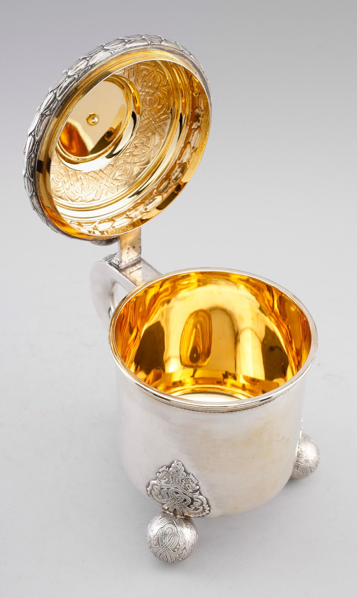 STOP, silver, CG Hallberg, Stockholm 1939. Vikt ca 1142 gram.