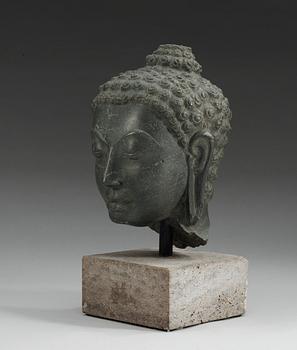 HUVUD, sten. Buddha. Thailand.