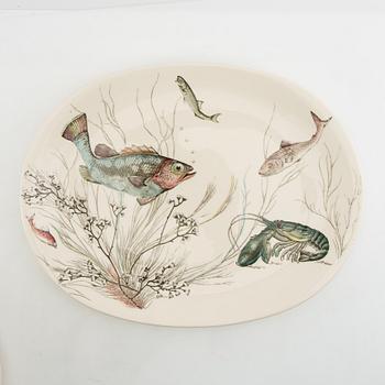 Service 8 pcs "Fish" Johnson Bros England, ironstone, first half/mid 20th century.