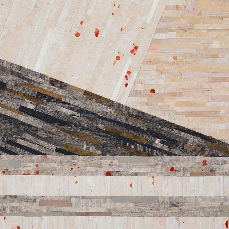 Rebecka Bebben Andersson, collage on paper, signed BF BBEN and dated -12.
