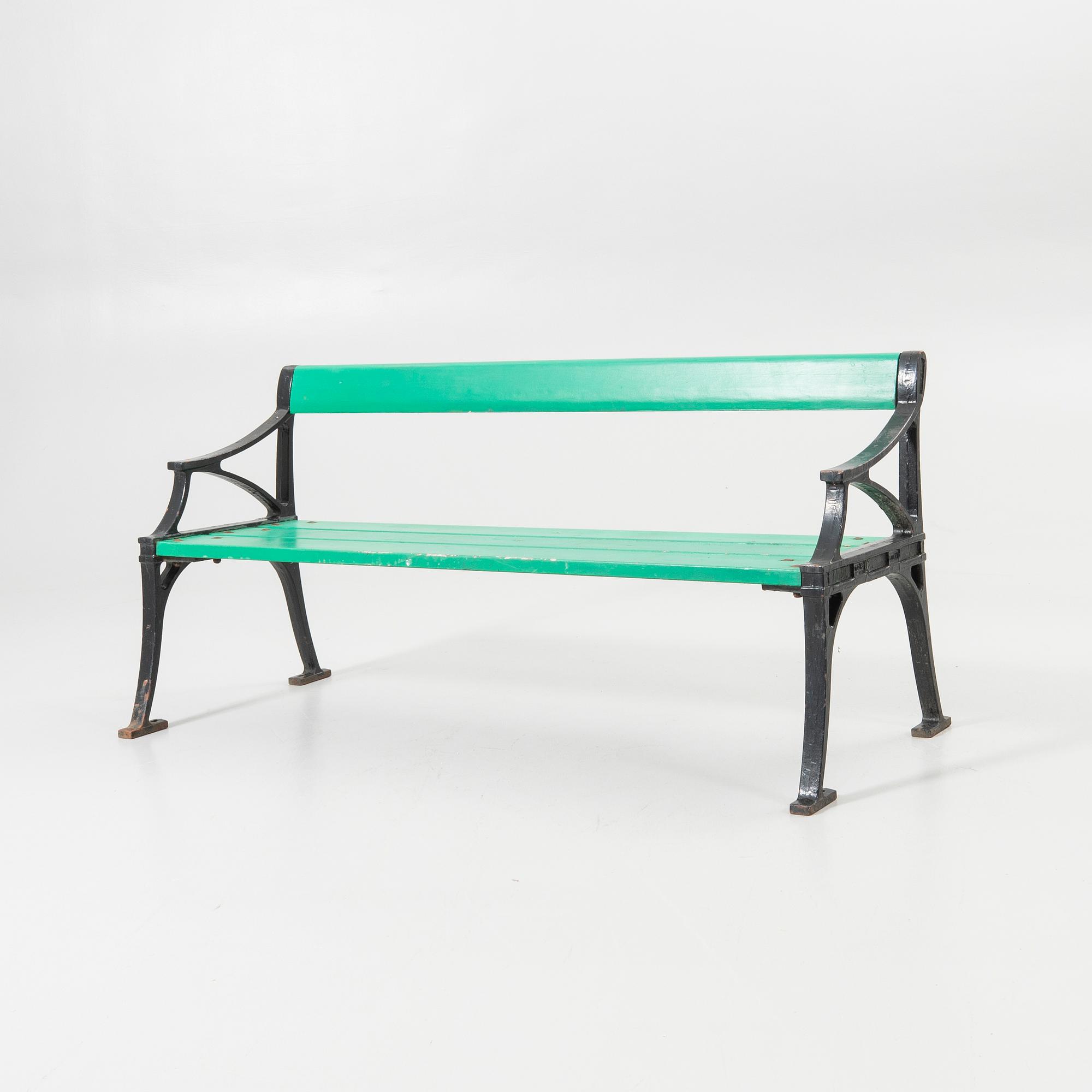 Garden bench, "Tessin", Tierp, Nola Stockholm, 20th century.