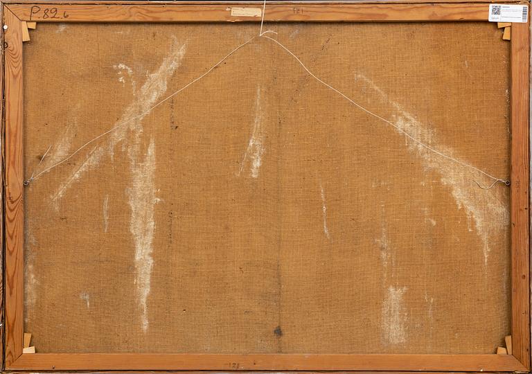 MAX GREGOR CARLSSON, oil on canvas signed and dated 57.