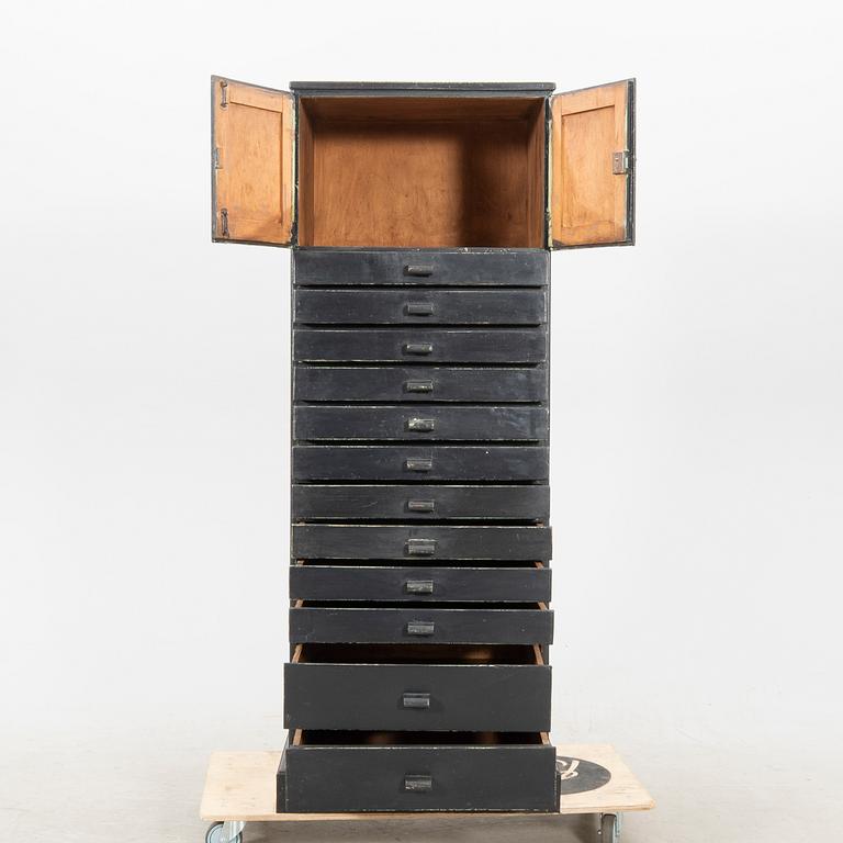 Archive cabinet, first half of the 20th century.