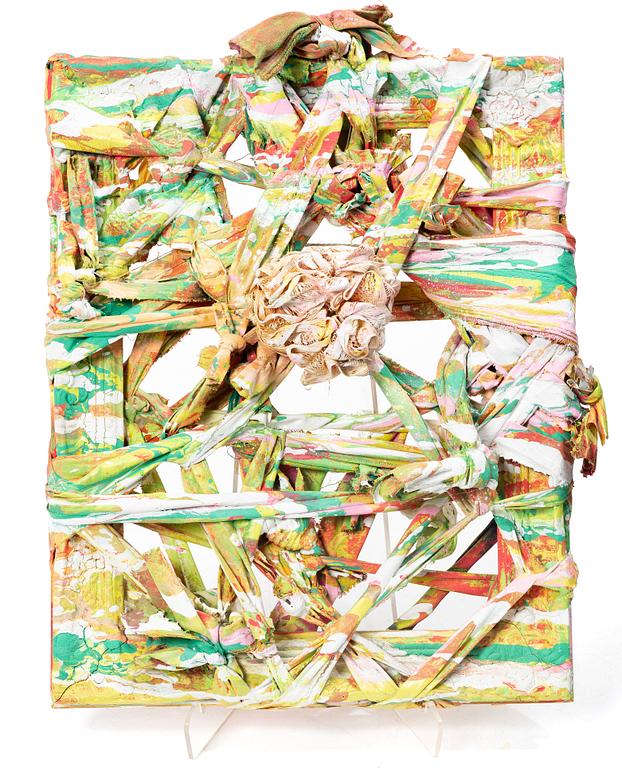 Katarina Norling, "Winter Garden", mixed media, signed and dated 2005.