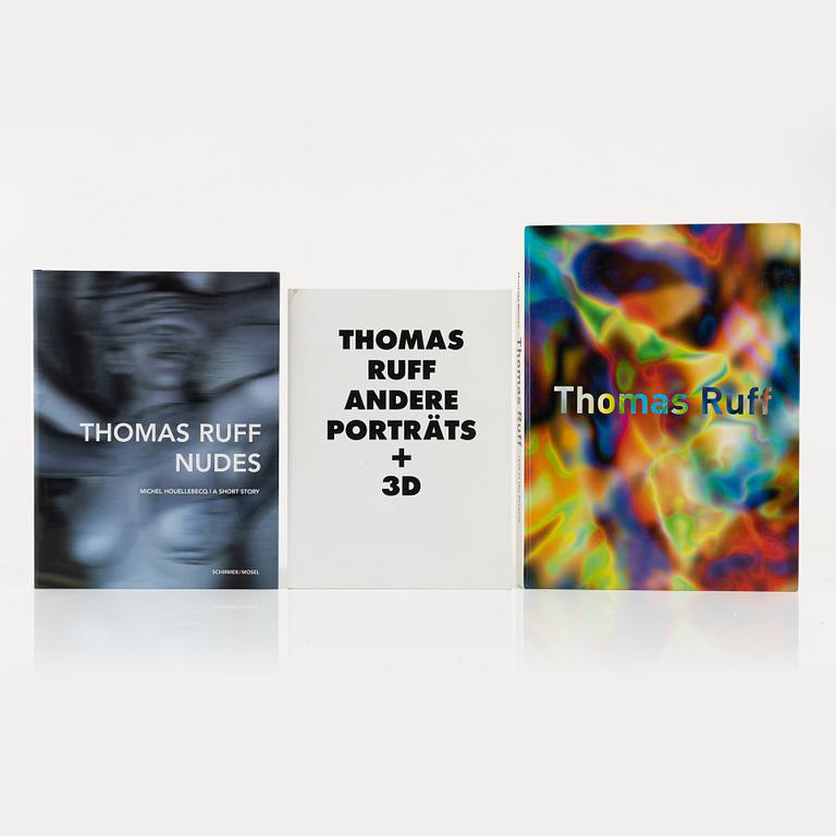 Thomas Ruff, three photobooks.