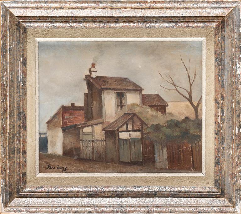 Rene Durey, "4 Vielles maison porte de Vanves".