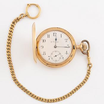 F. Winter, pocket watch, hunter, 54 mm.