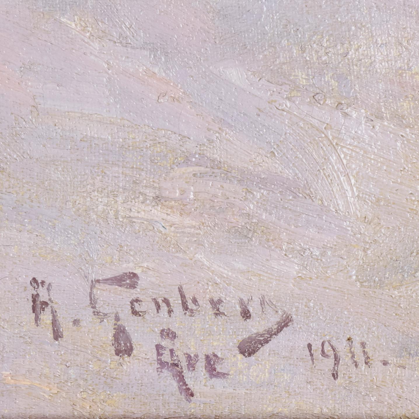 ANTON GENBERG, olja på duk, signerad o daterad Åre 1911.