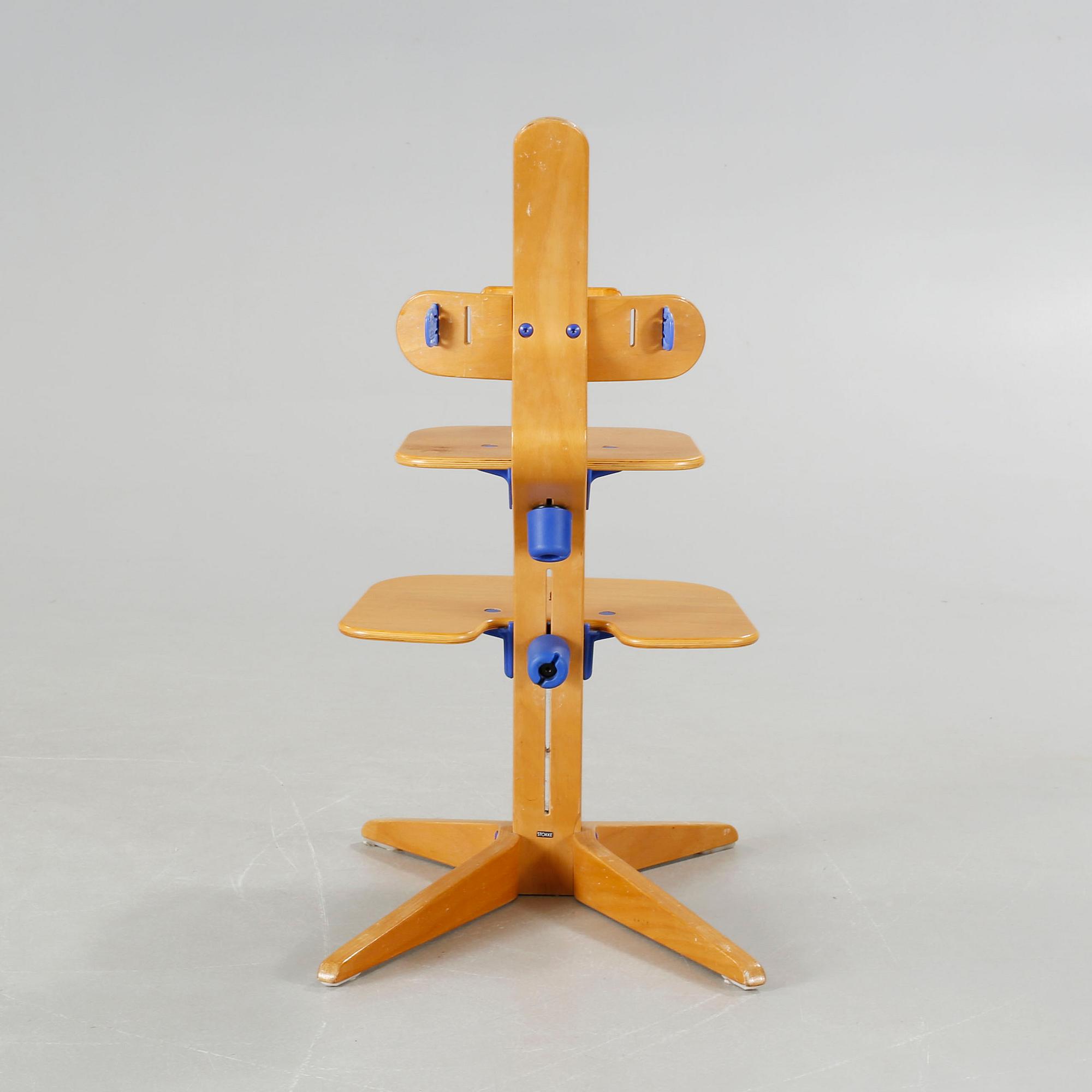 A child chair by Peter Opsvik for Stokke, late 20th century.