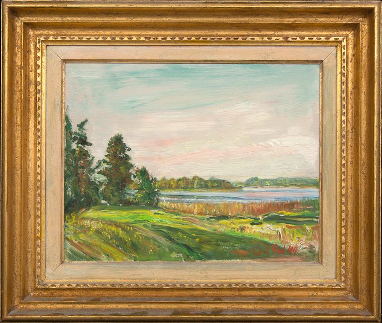 CARL RYD, oil on panel signed and dated 49.