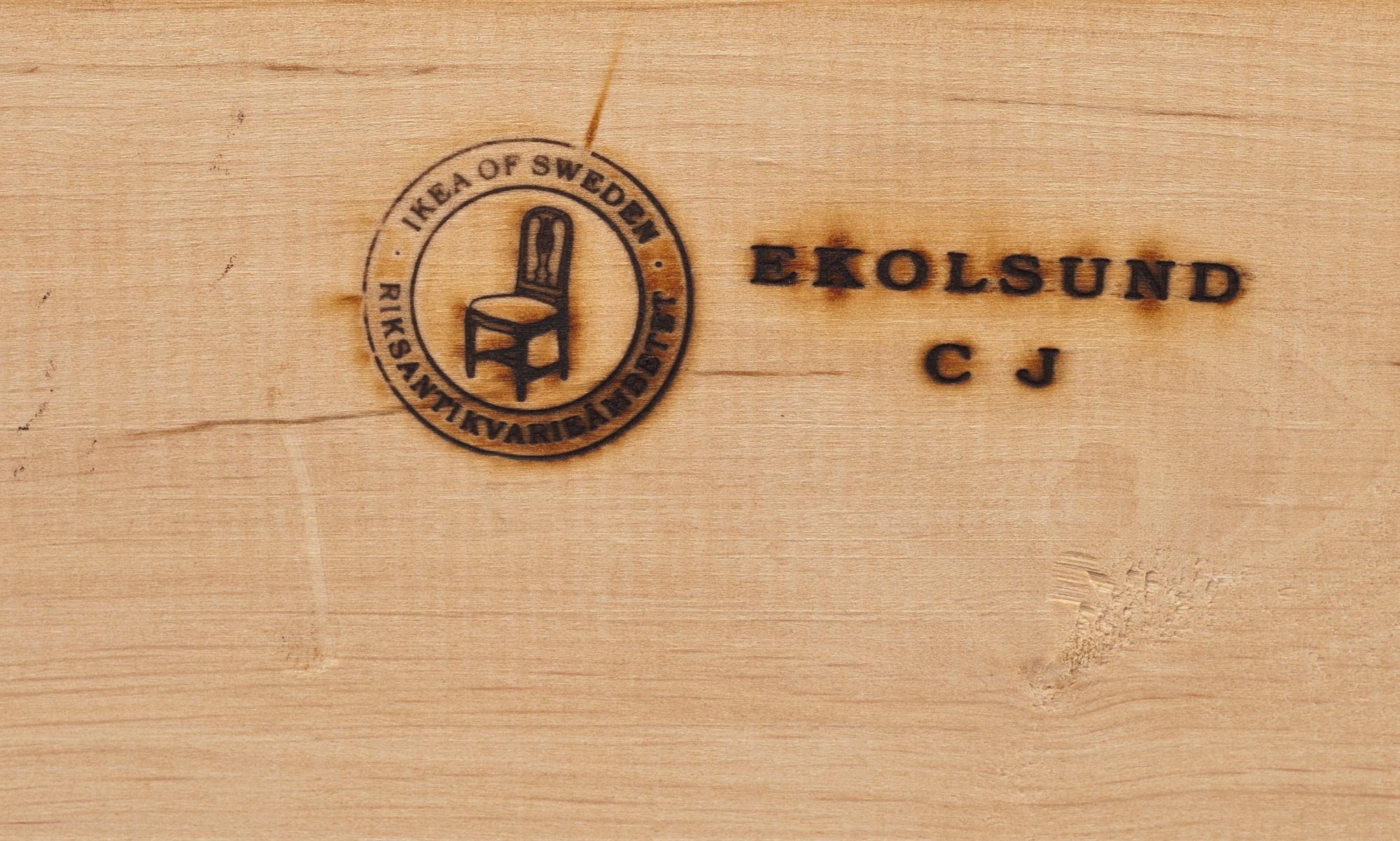 BOKHYLLOR, ett par, "Ekolsund" ur IKEAs 1700-talsserie, 1990-tal.