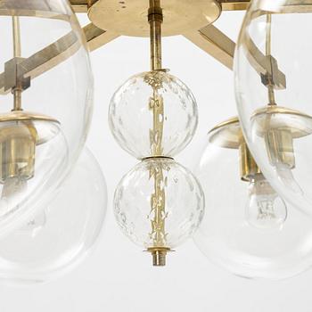 Kamenický Senov chandelier, a celing light, Czech Republic, second half of the 20th Century.