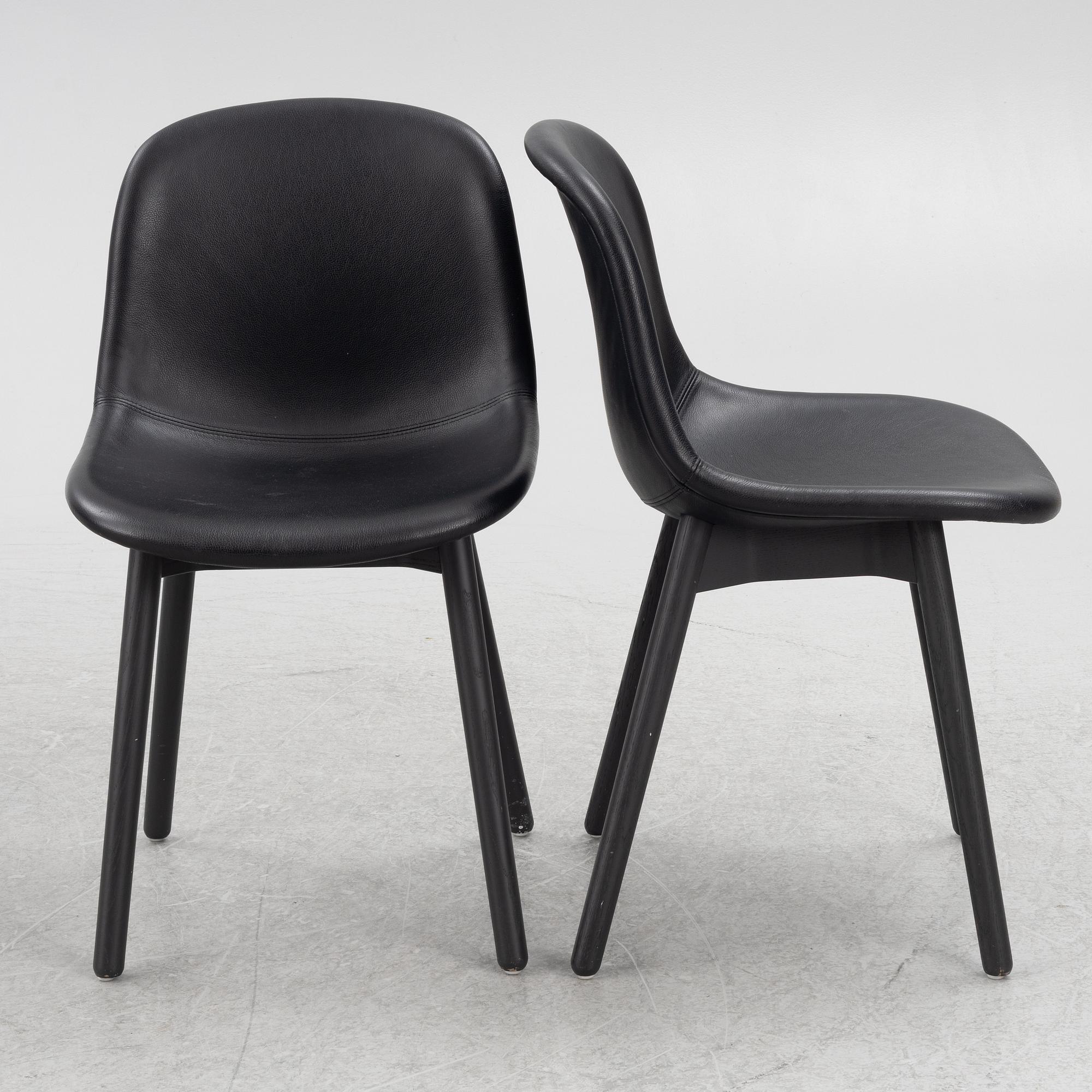 Sebastian Wrong, a set of six "Neu 13" chairs, Hay.