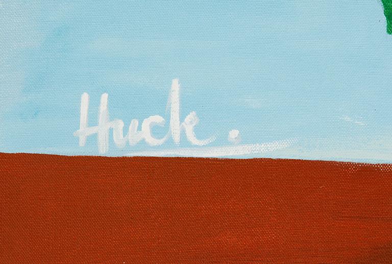 Lars Huck Hultgren, olja på duk, signerad.