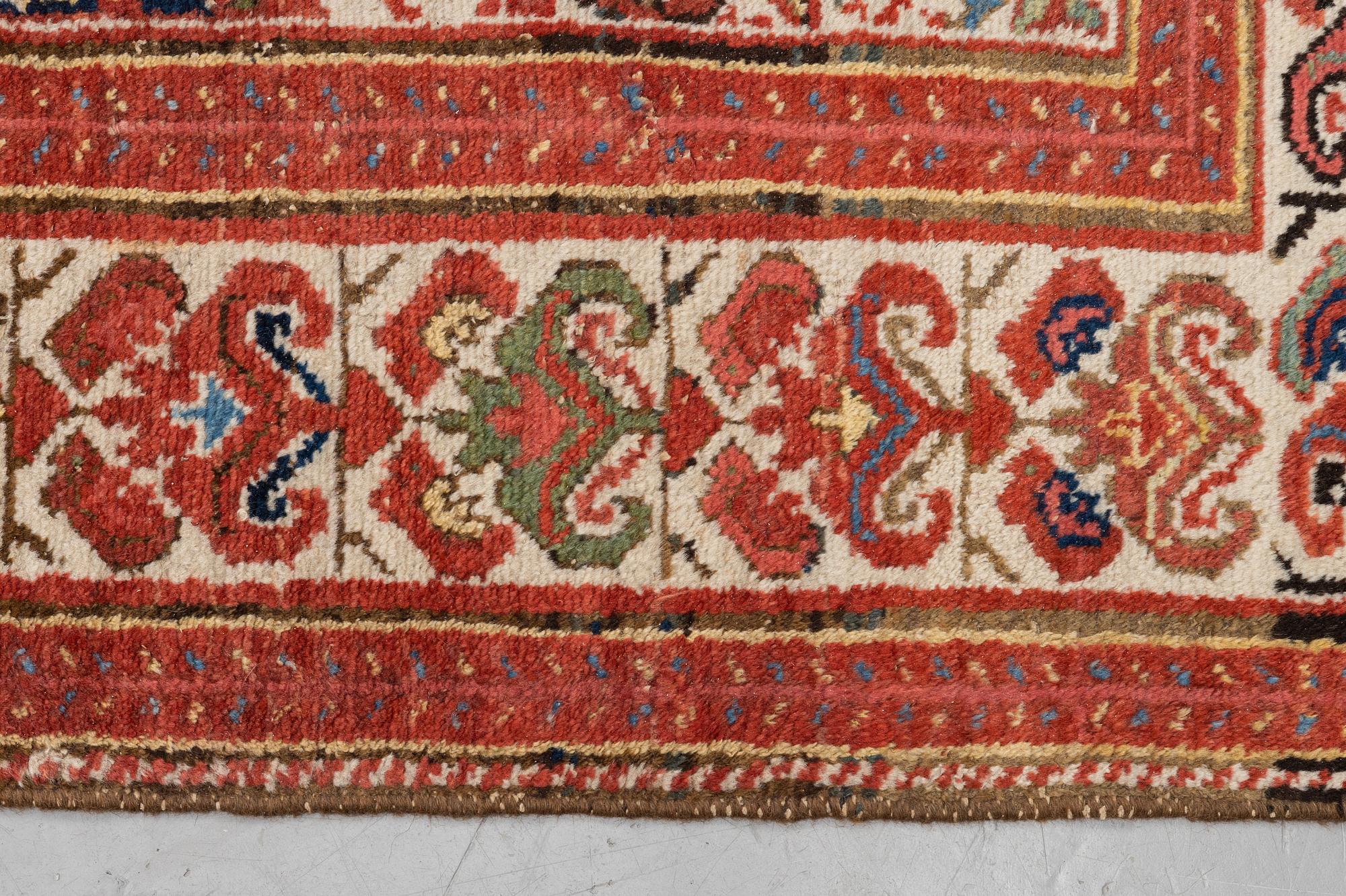 A runner, antique, Malajir, ca 510 x 147 cm.