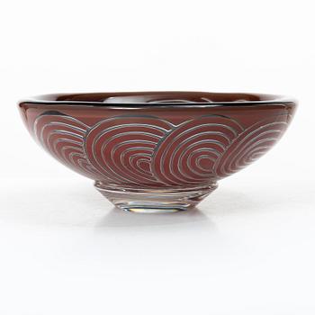 Ingeborg Lundin, Bowl, “Ariel”, Orrefors.