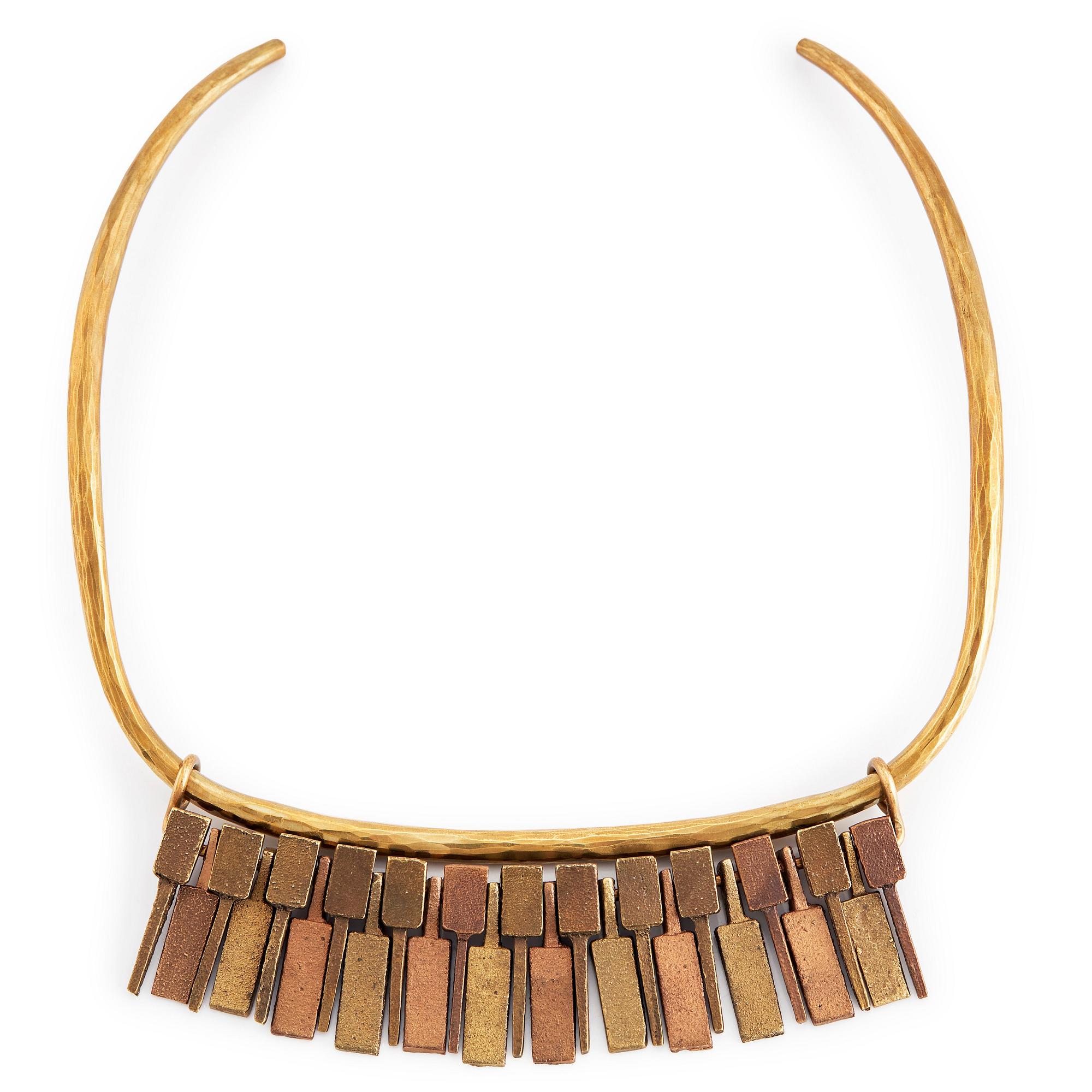 Inga-Britt "Ibe" Dahlquist, a bronze necklace, Visby.