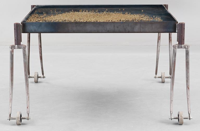 An Alf Linder sofa table by Källemo, 1995,