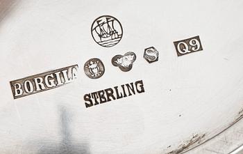 SKÅLFAT, silver, Atelier Borgila, Stockholm, 1966. Ca 430 gr.