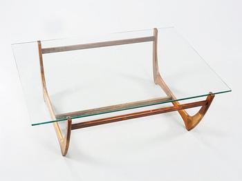 A sofa table, designed by factory architectural office after Nils Ward, Wards Atelièer AB, approx 1965.