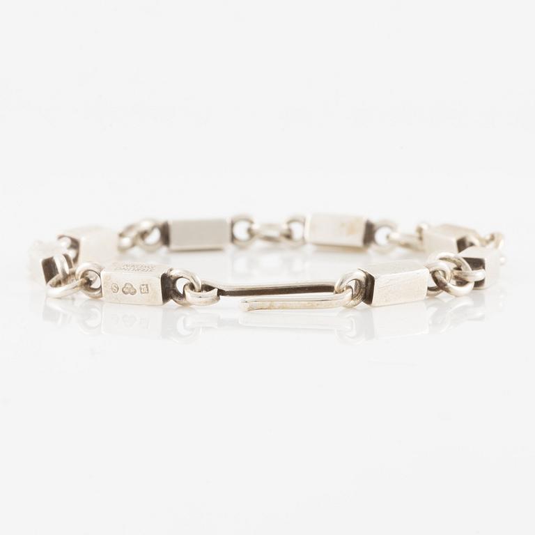 Wiwen Nilsson, armband, silver, Lund 1956.