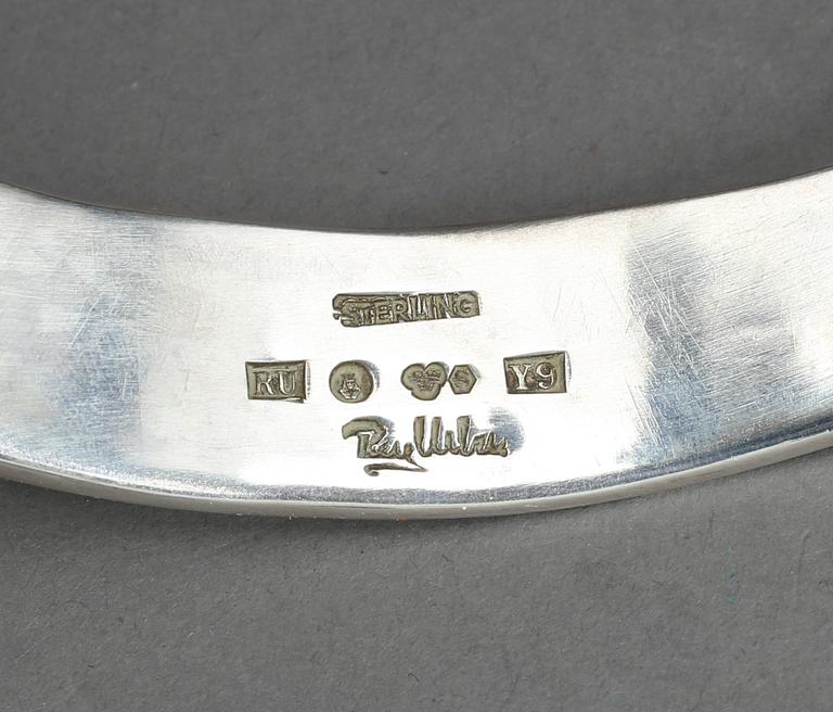 COLLIER, sterlingsilver, Ray Urban, Stockholm, 1973, vikt ca 134 gram.