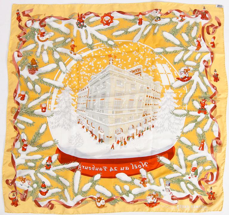 SCARF, "Noel au 24 Faubourg", Hermès.