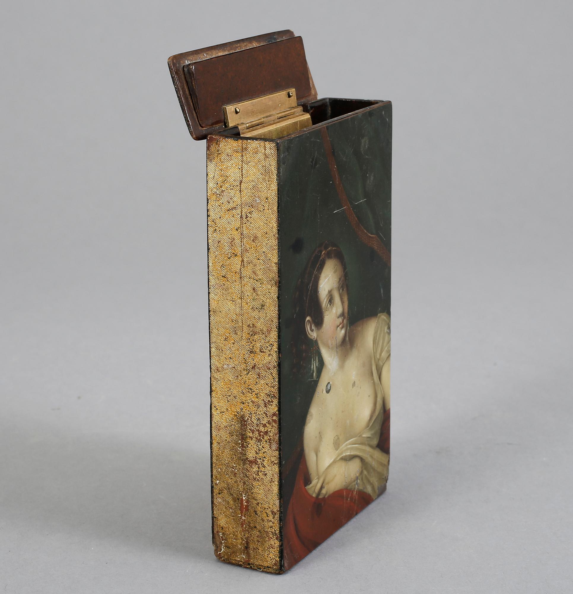 CIGARETTETUI, möjligen Ryssland, 1800-talets första hälft.
