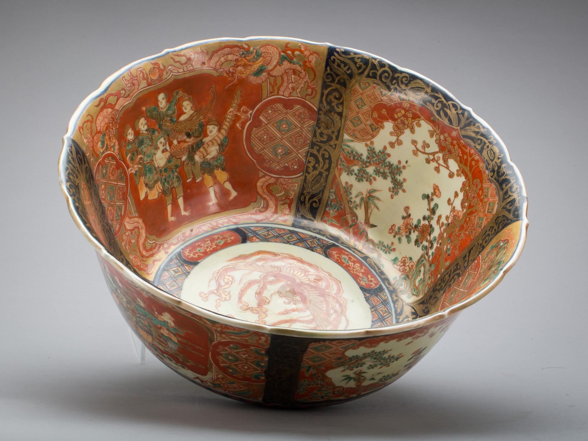 SKÅL, porslin. Meiji (1868-1912) Japan.