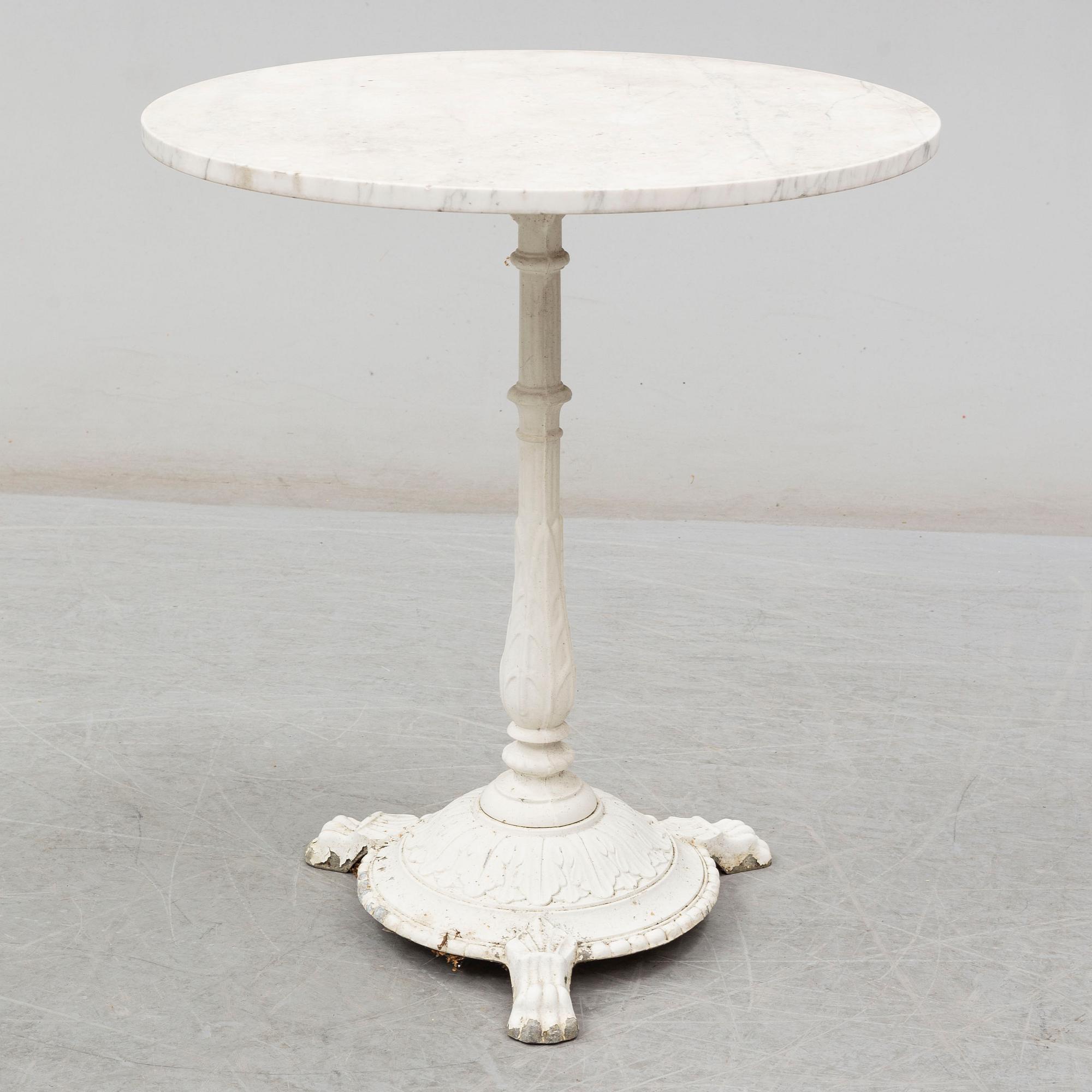 TRÄDGÅRDSBORD, Byraums Bruk, 1900-talets andra hälft.