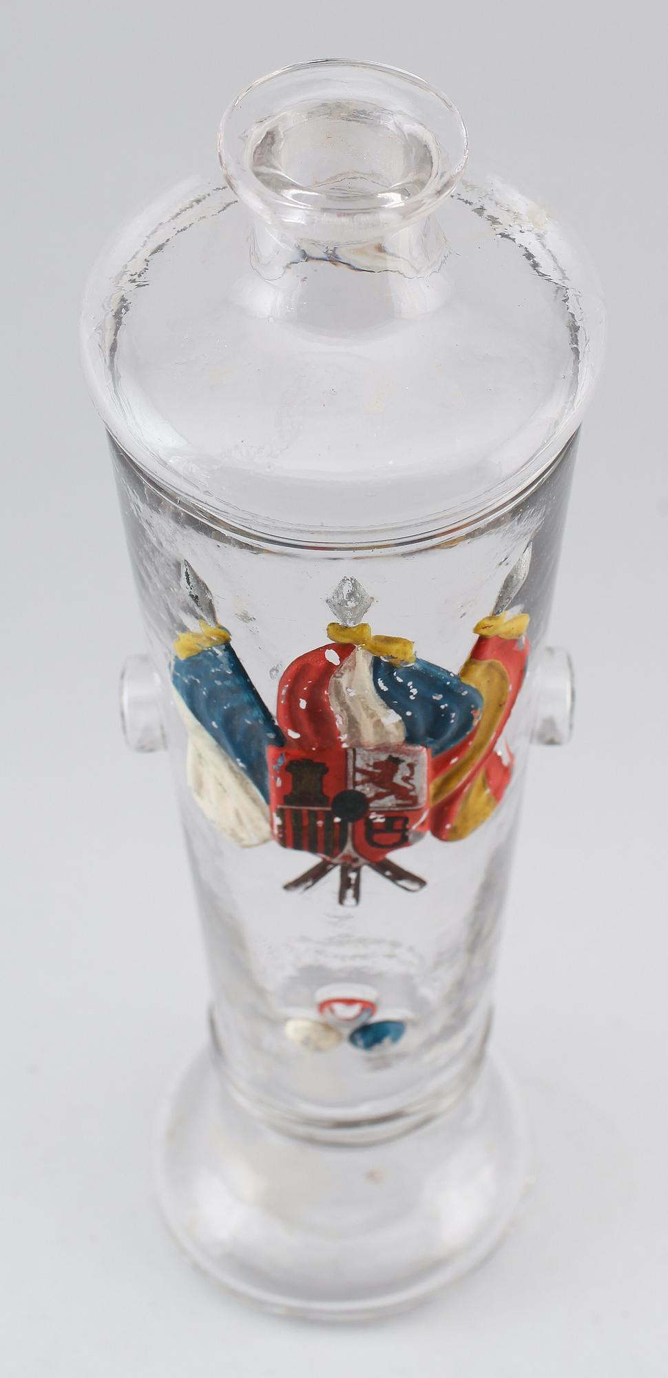 KARAFF, glas, möjligen Tyskland, 1800-tal.
