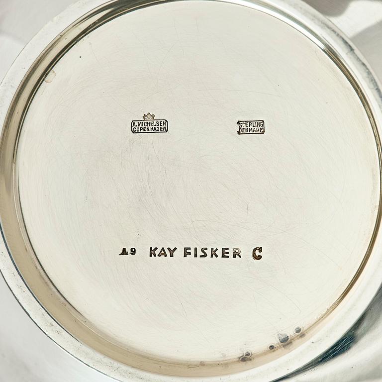 Kay Fisker, a sterling silver jug, company Anton Michelsen, Copenhagen, Denmark.
