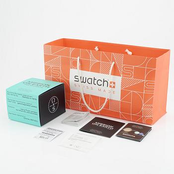 Swatch/Omega, MoonSwatch, Mission On Earth - Polar Lights, kronograf, armbandsur, 42 mm.