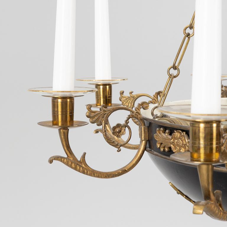 Ampel, empirestil, omkring år 1900.