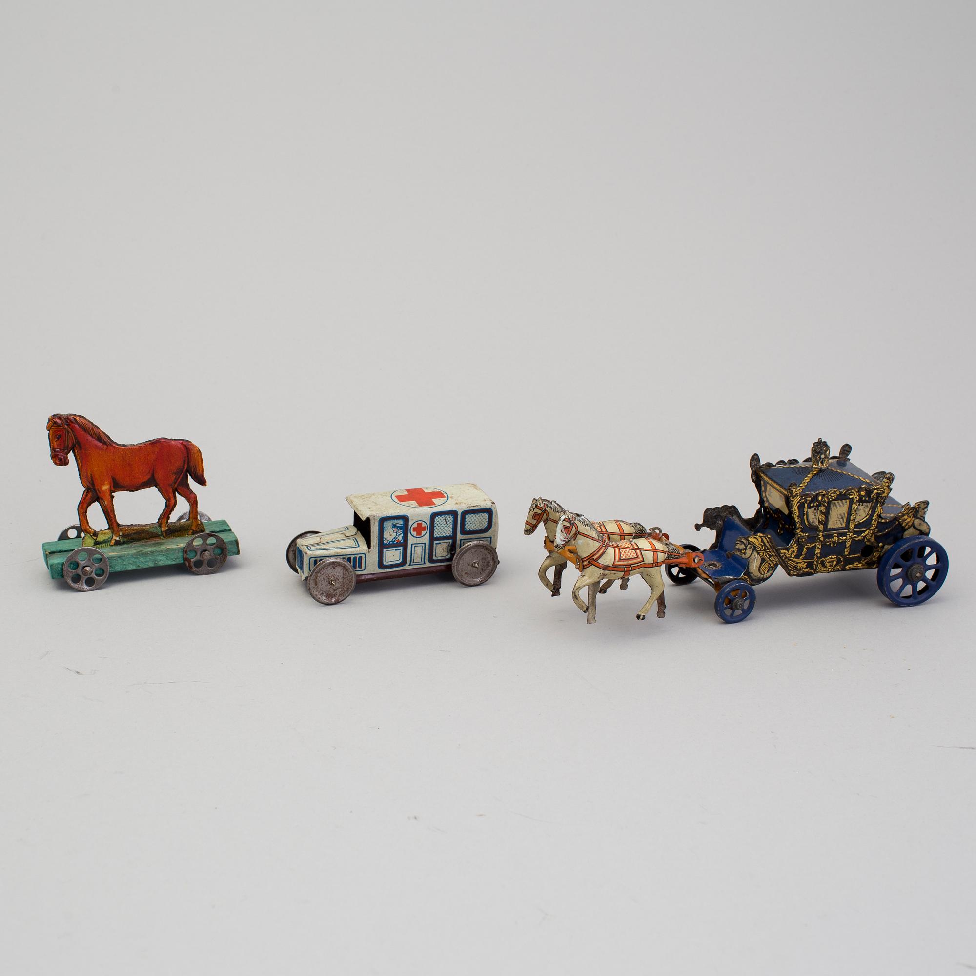 PENNY TOYS, 9 stycken, bland annat Tyskland, 1910/20-tal.