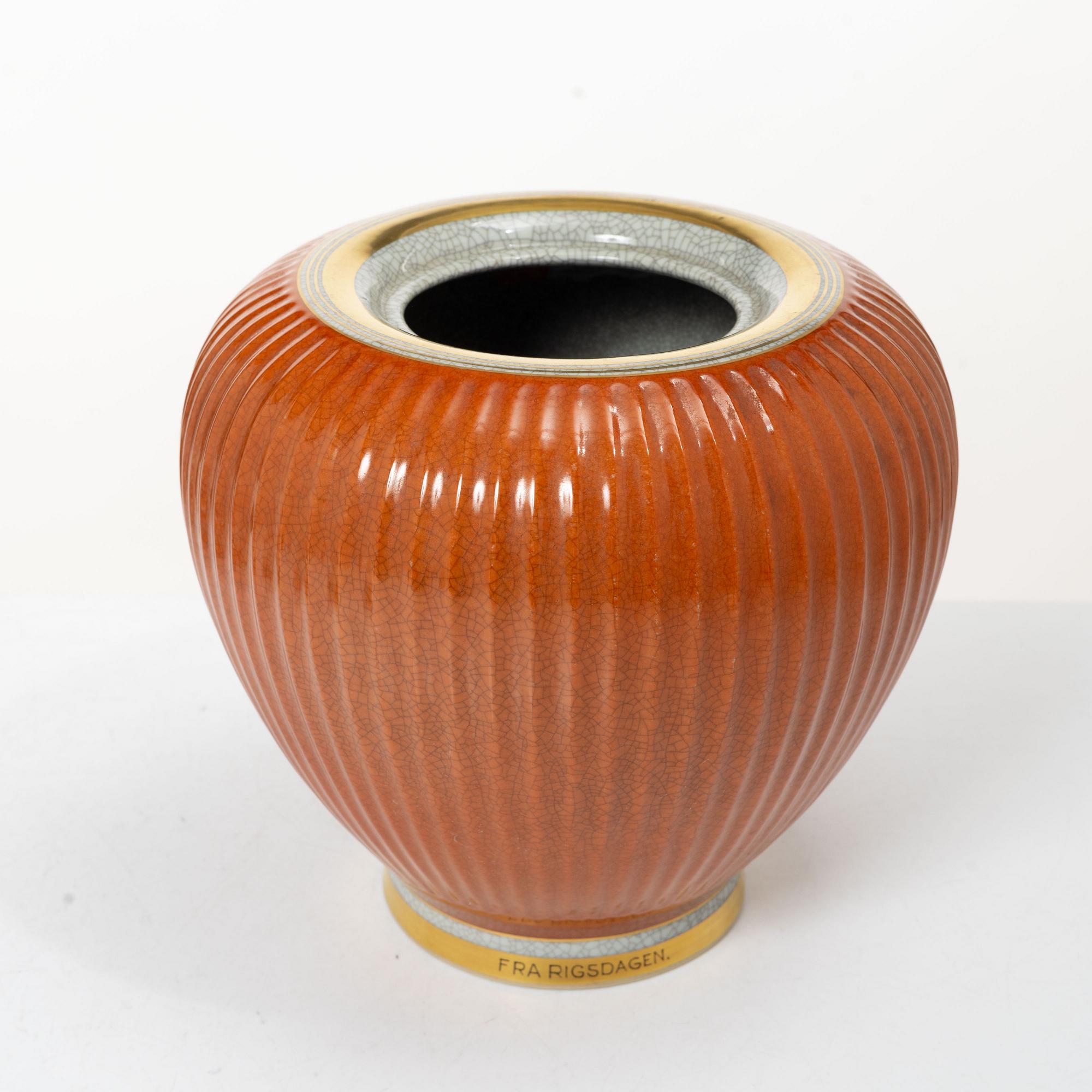 Royal Copenhagen, a vase, Denmark, 1937.