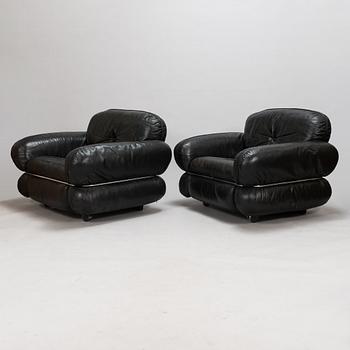 Kurt Hvitsjö, A pair of 1970's 'Hannibal' armchairs for Isku.