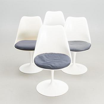 EERO SAARINEN, TUOLEJA, 4 kpl, "Tulip", Knoll International, 1960-luku.