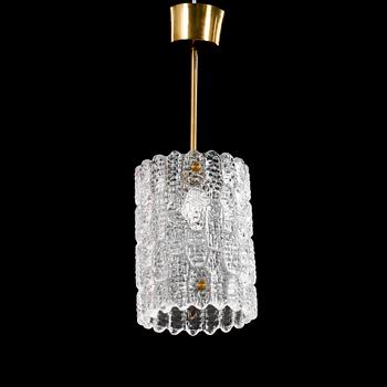 TAKLAMPOR, ett par, Carl Fagerlund, Orrefors. H 52.